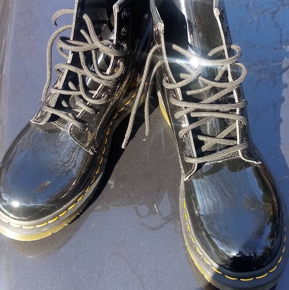 Designer Dr Martens Combat boots